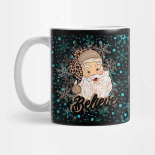 Sparkle Winter Santa Mug